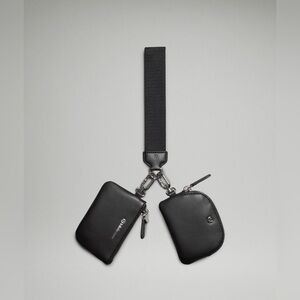 Lululemon Dual Pouch Wristlet Cactus Material